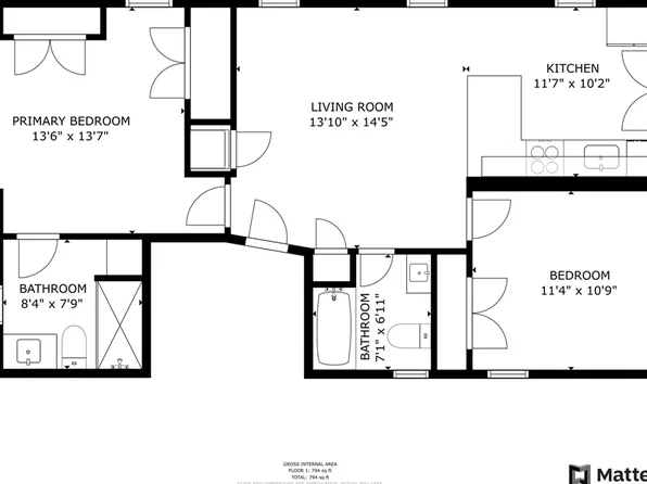 21 Ballard St Floor 2, Jamaica Plain, MA 02130