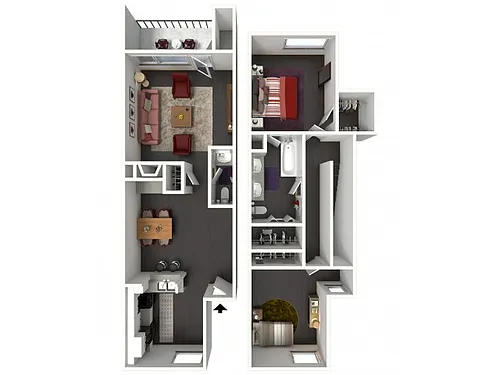 Floor plan B-Townhome