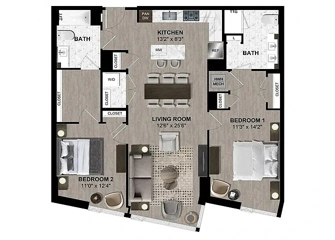 Floor plan B113