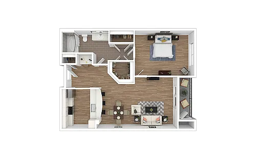 Floor plan Bayshore - Renovated