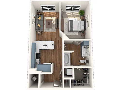 Floor plan 1C