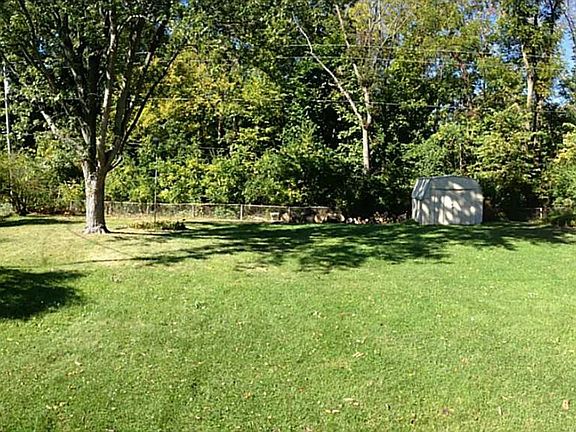 Large fenced backyard