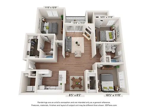 Floor plan C1R