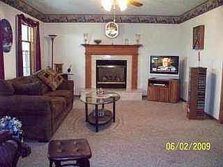 Living Room with Gas Fireplace
