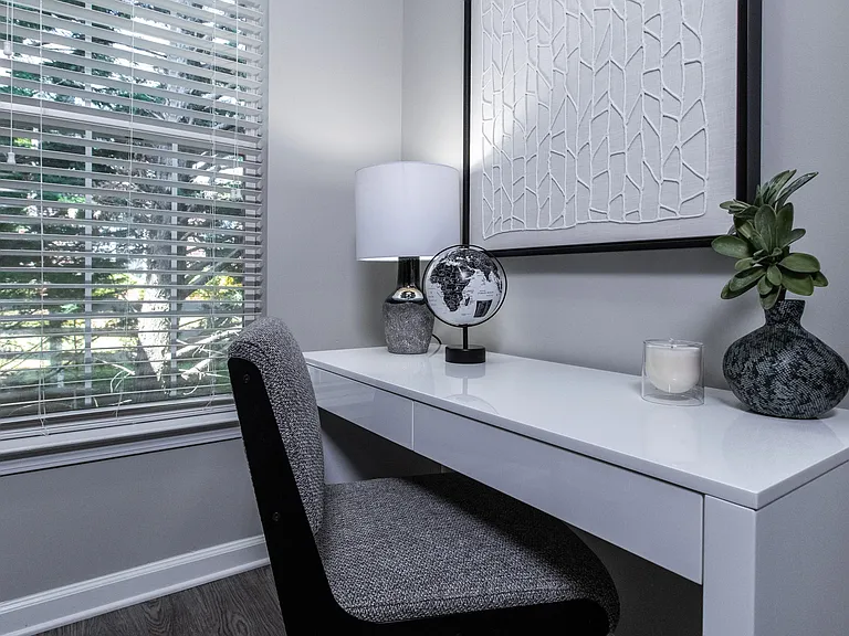 Enjoy the perfect productive nook, a bonus space right outside your master bedroom.