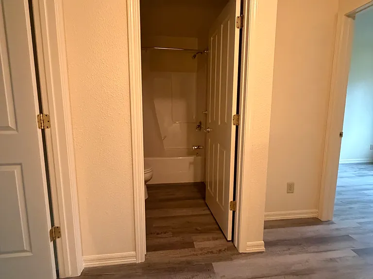 Hallway to bedrooms and bathrooms.