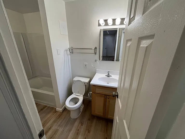 bath viewed from laundry