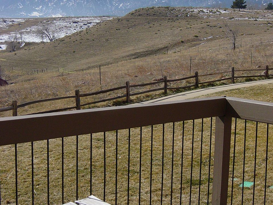 View off the back deck over Shanahan Ridge