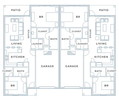 Floor plan Two Bedroom