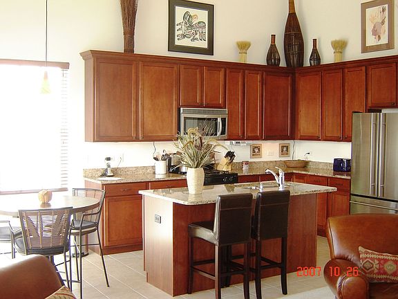 2 Story Kitchen w/ 42" Cherry Cabinets