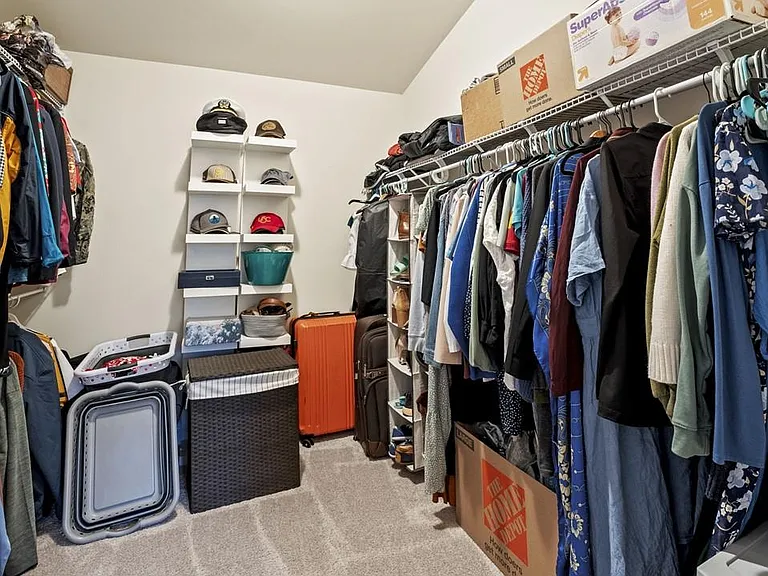 Primary closet
