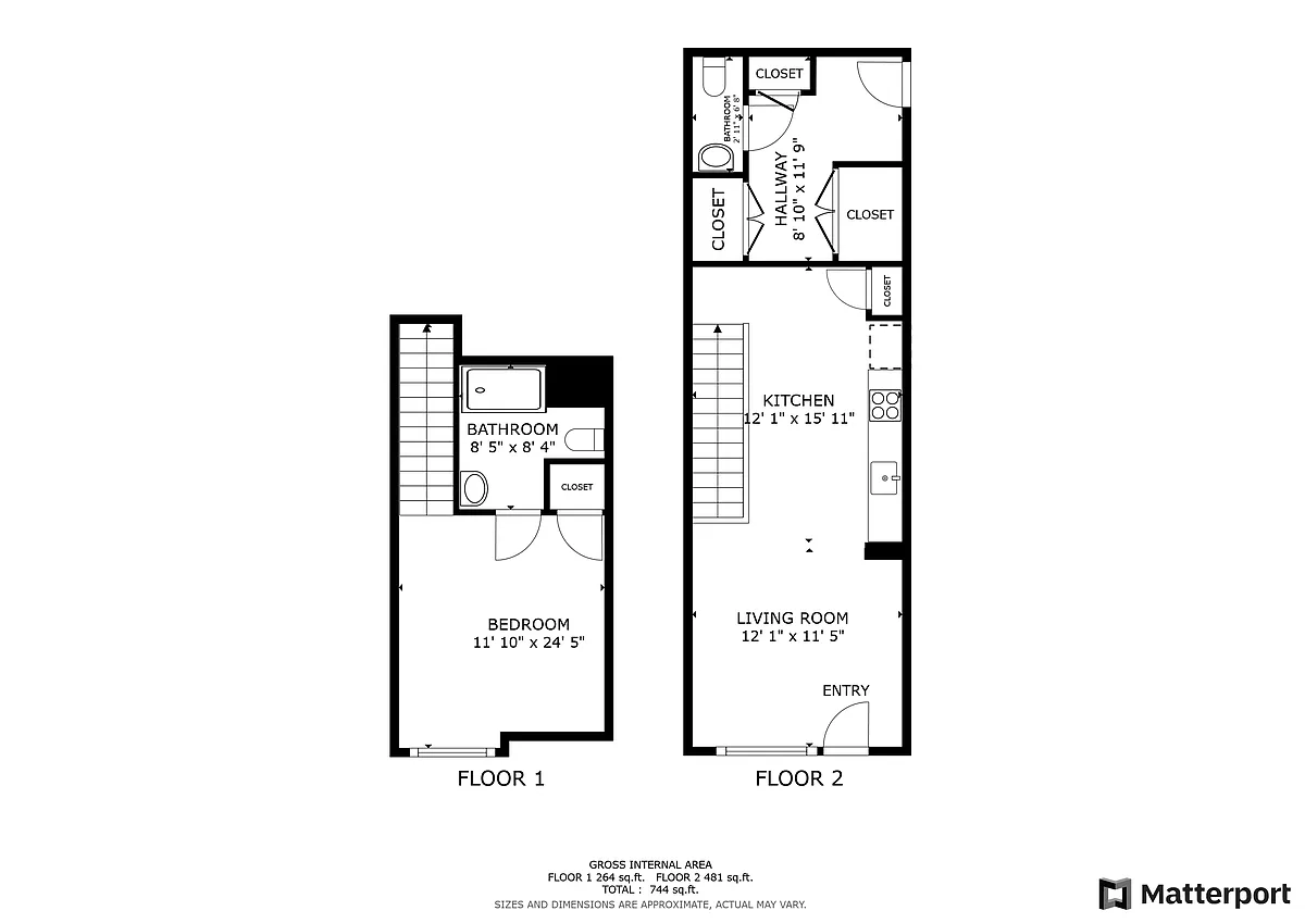 Floor plan 3 Bed with Roofdeck