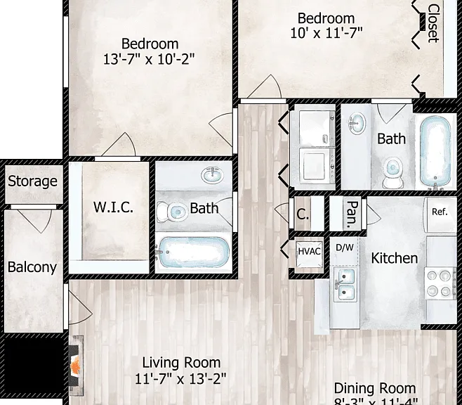 Franklin Floorplan Diagram