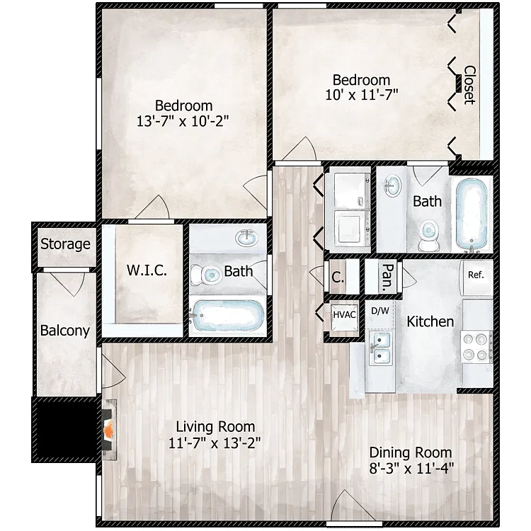 Floor plan Franklin