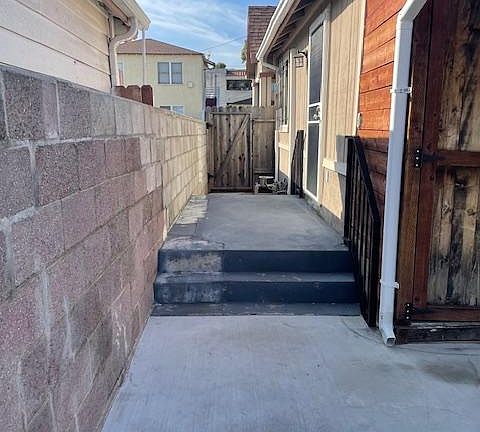 Door to the back yard