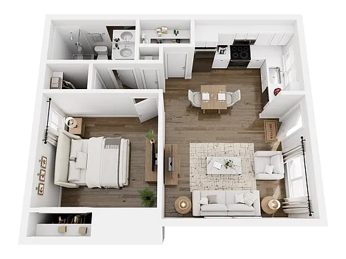 Floor plan 1 Bed