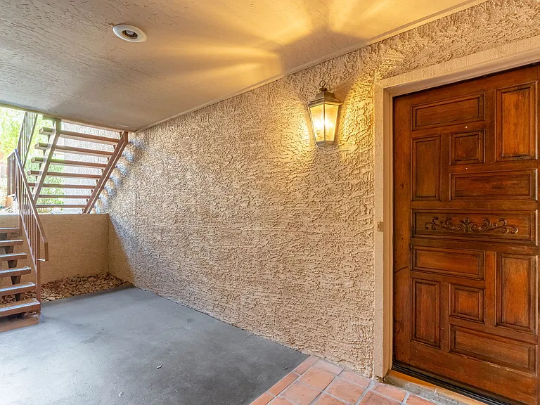 Front door. Now has smart lock for easy access