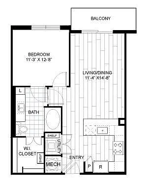 Floor plan 1F1