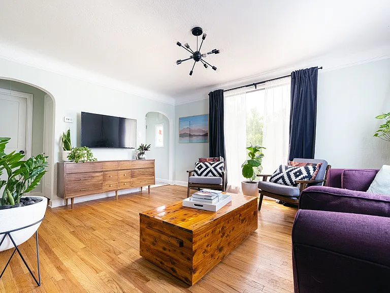 large living room, natural light