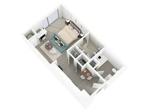 Floor plan Studio