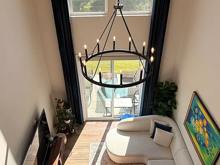 View From Loft Overlooking the Great Room