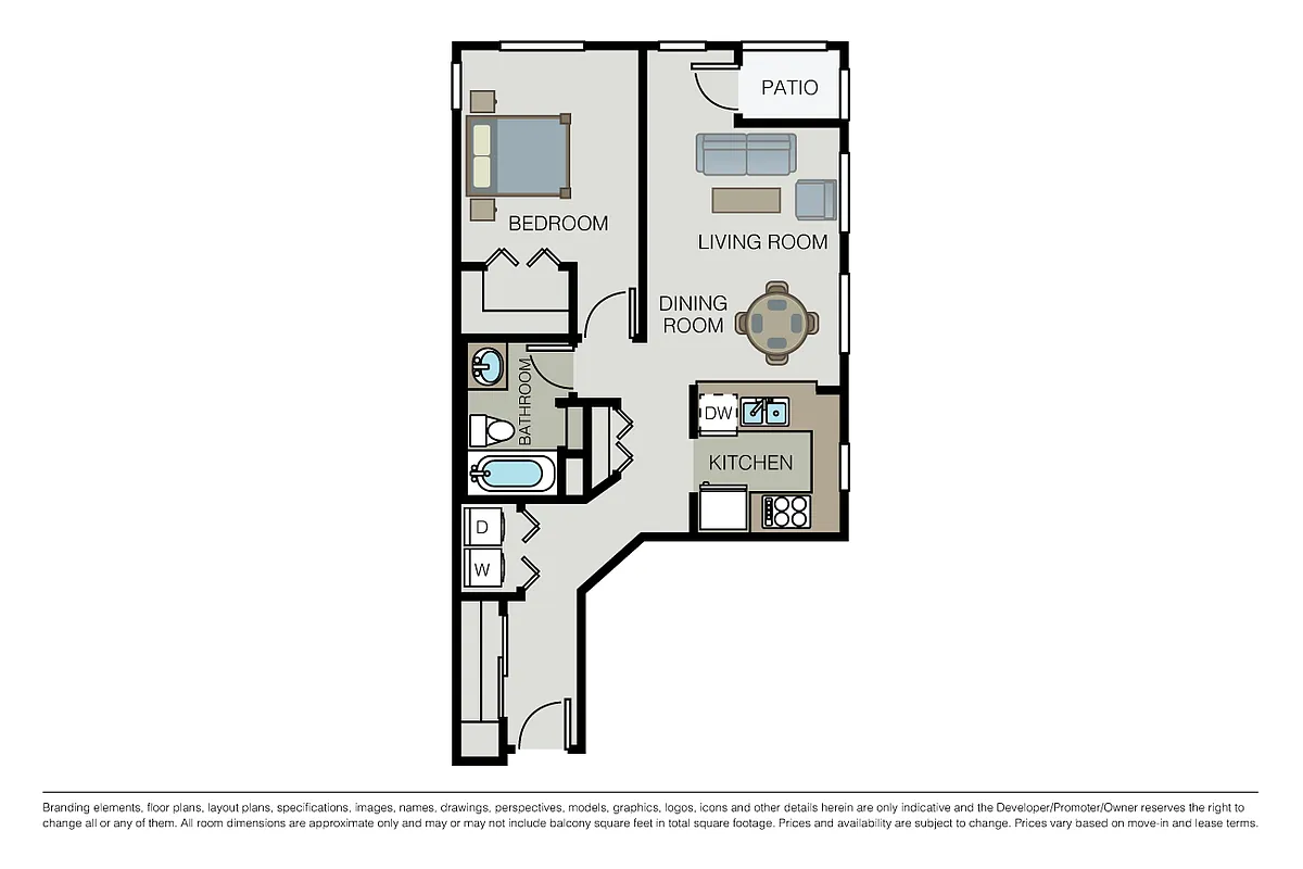 Floor plan Plan 1E