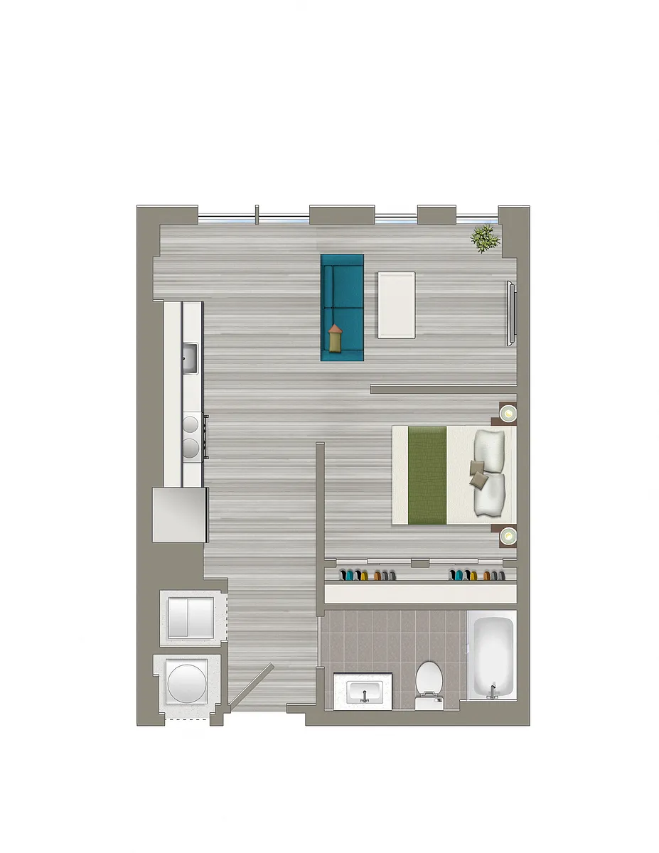Floor plan Studio G