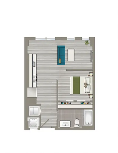 Floor plan Studio G