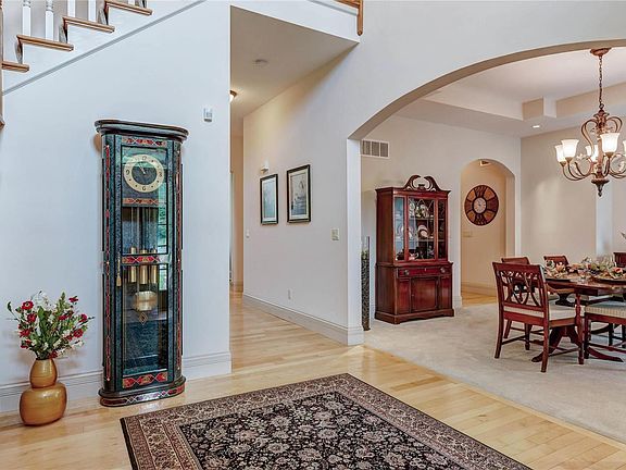 Beautiful wide planked wood floors.