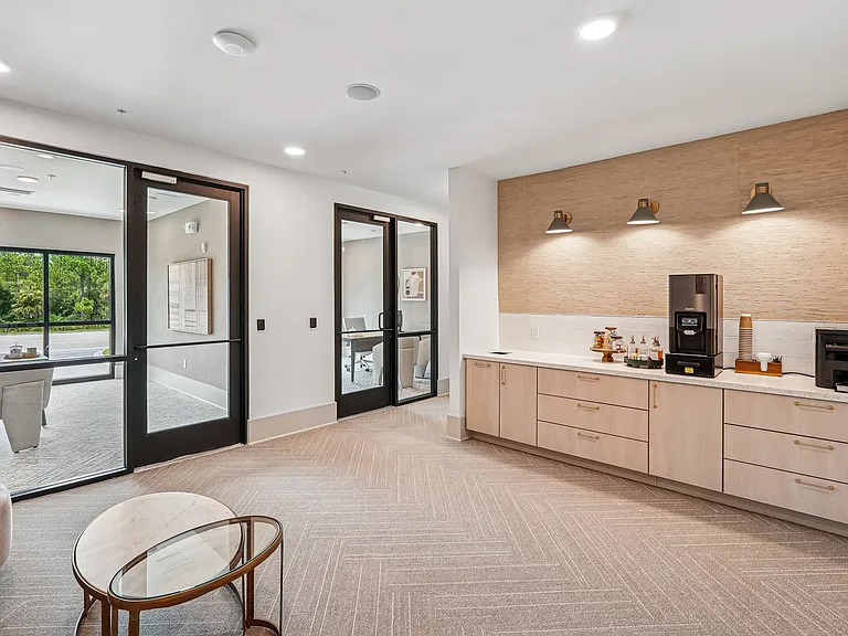 Coworking Lounge with Private Offices
