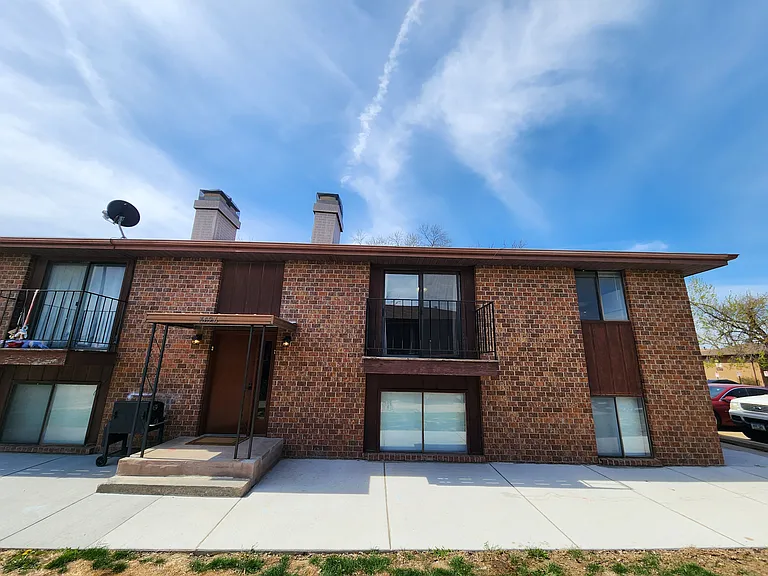 Unit #4 is the upper unit on right, Featuring patio deck
