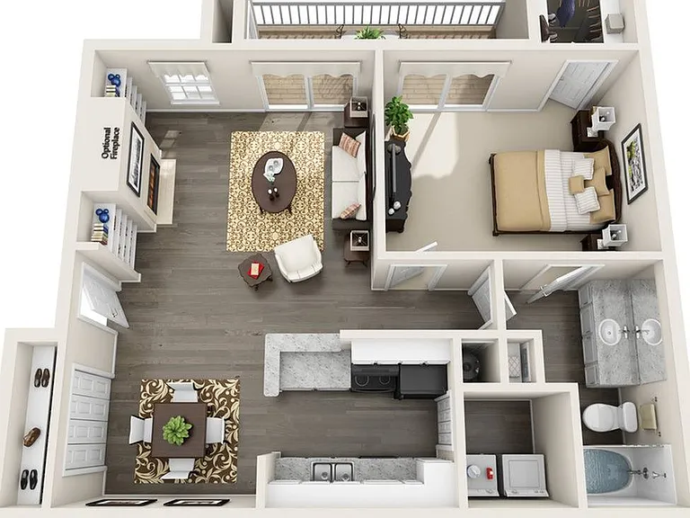 1 Bedroom | 1 Bath | 882 SF 1 Bedroom | 1 Bath | 882 SF