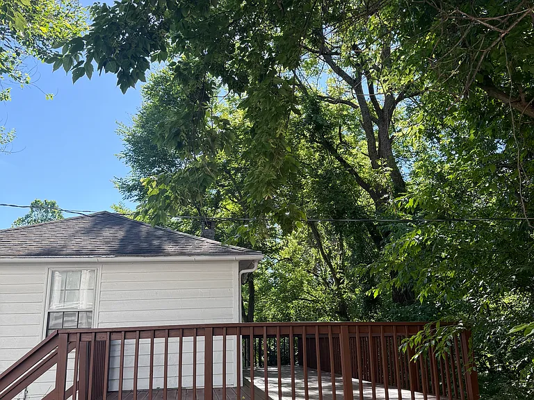 Side access to deck