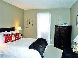 Bedroom with large walk-in closet