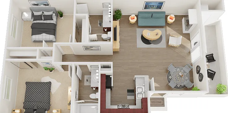 Plan E Floorplan Diagram