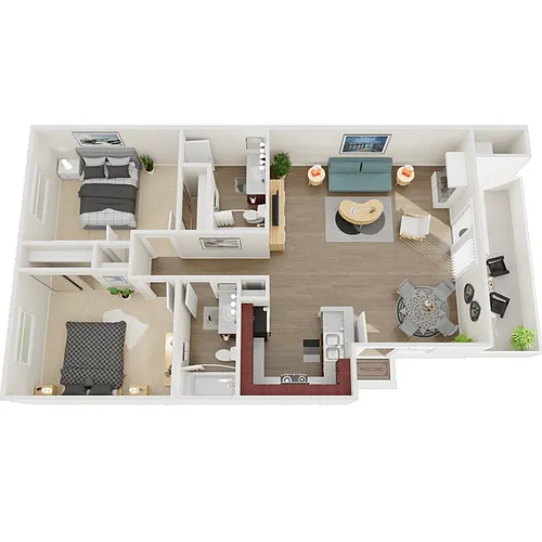 Floor plan Plan E