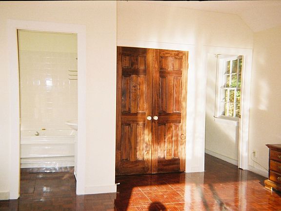 Sunny master bedroom and bath