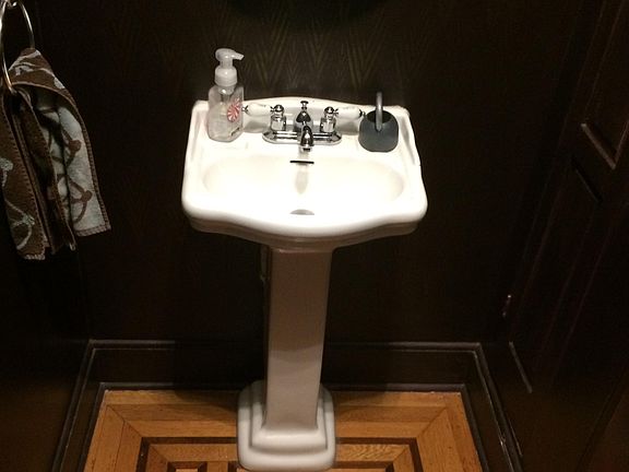 1st floor powder room