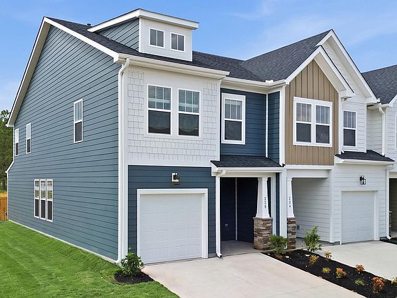 Exceptional home with tasteful exterior finishes and a thoughtfully designed facade in Fountain Inn,