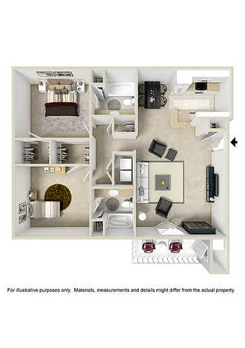 Floor plan The Dude