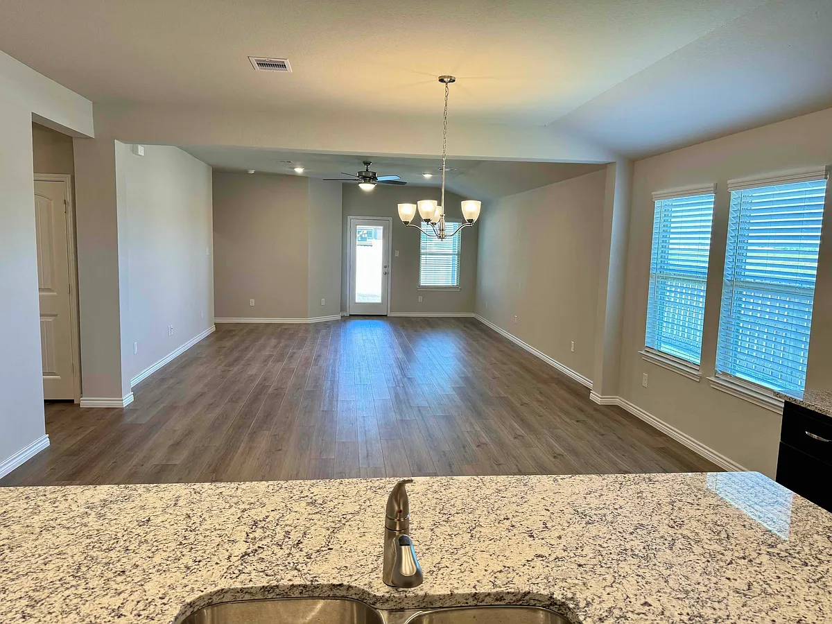 Dining and Living Room view from Kitchen - 1179 Kennesaw Dr