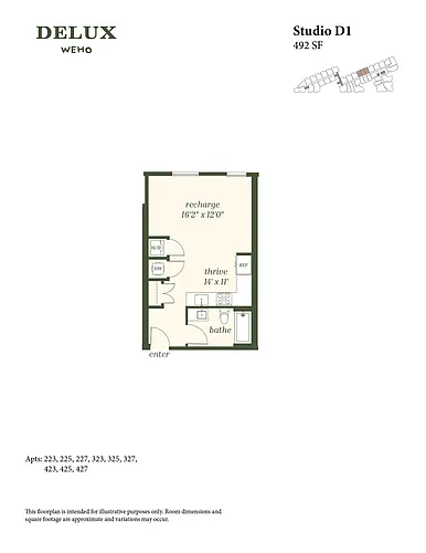 Floor plan S5