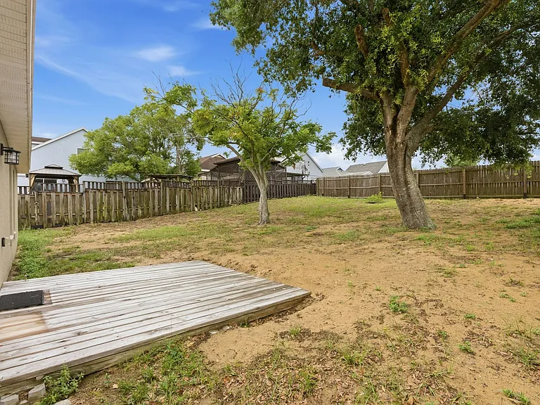 Rear home small deck