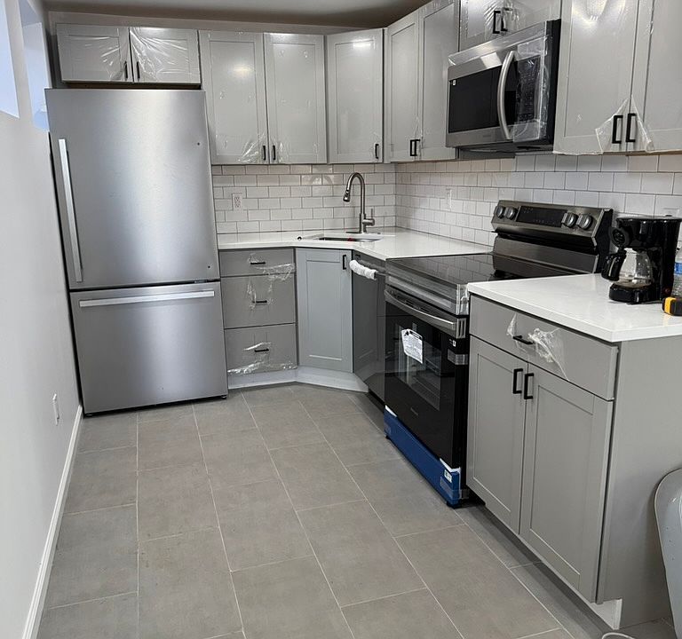 New Kitchen, Stone Countertop, Dishwashe, Microwave Oven