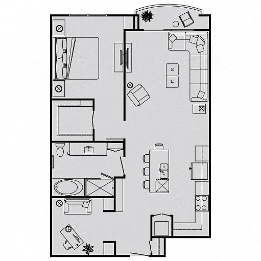 Floor plan E