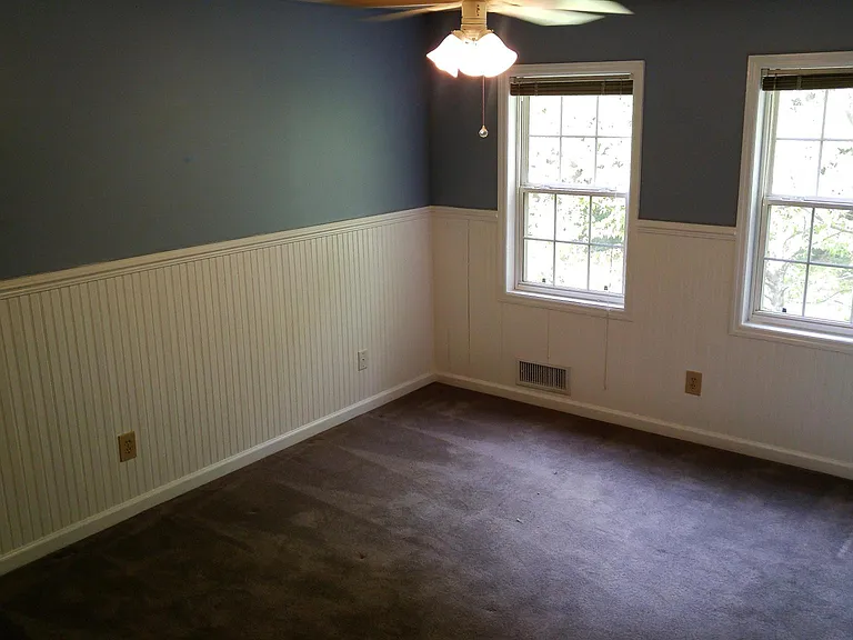 Second large upstairs bedroom with separate bathroom.