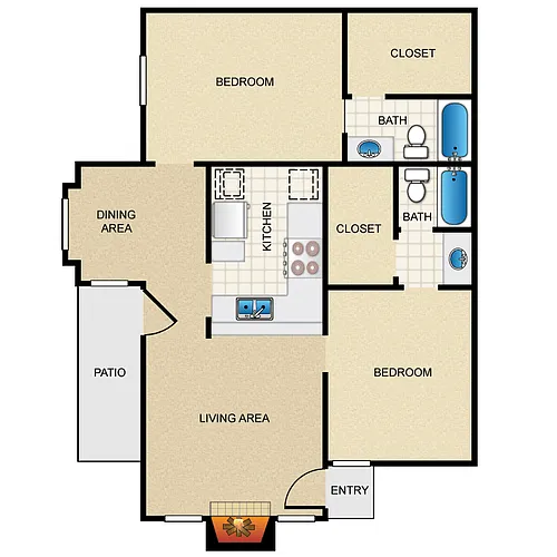 Floor plan B2