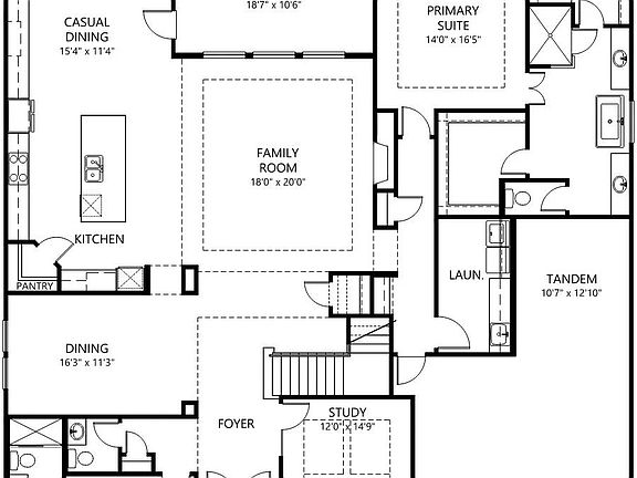 Floor Plan Main Level