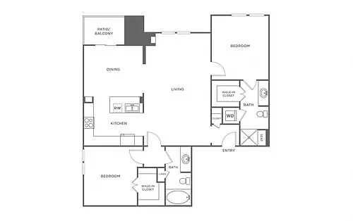 Floor plan Redstone - Platinum Renovation