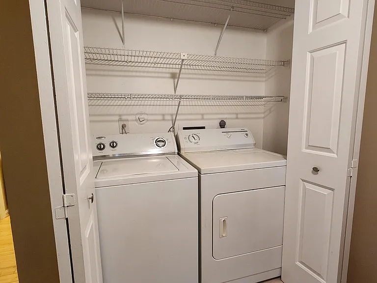 Full-size washer and dryer